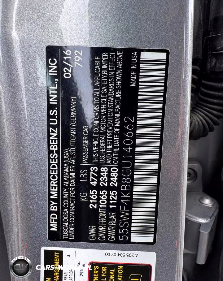 2016 Mercedes-Benz C 300 4Matic VIN:55SWF4KB8GU140662 - 12