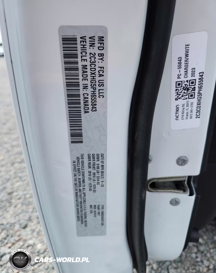 2023 Dodge Charger Gt VIN:2C3CDXHG5PH655843 - 12