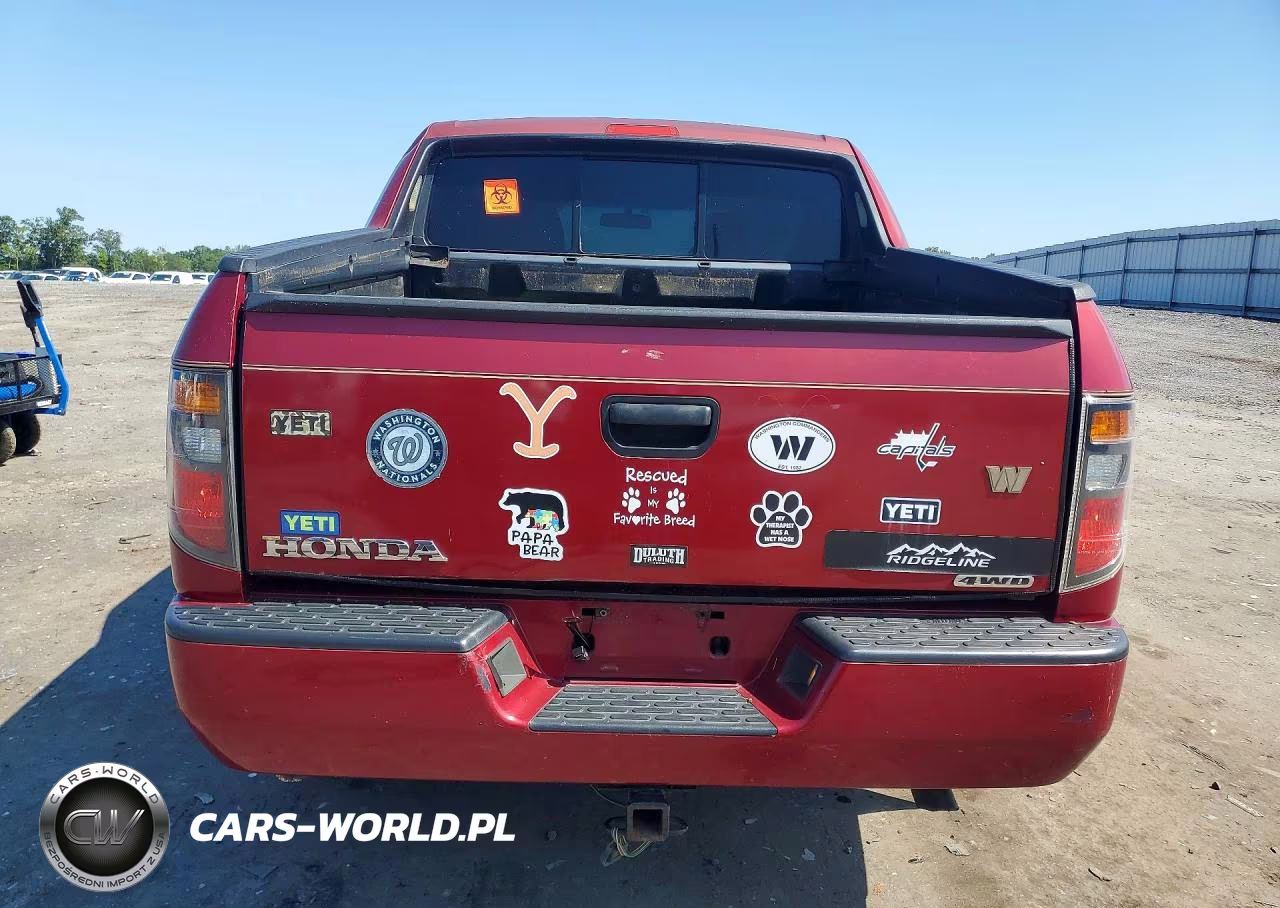2006 Honda Ridgeline Rt VIN:2HJYK16276H556298 - 6