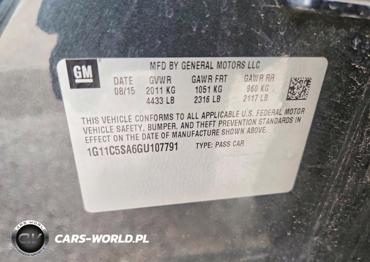 2016 Chevrolet Malibu Limited Lt VIN:1G11C5SA6GU107791 - 12