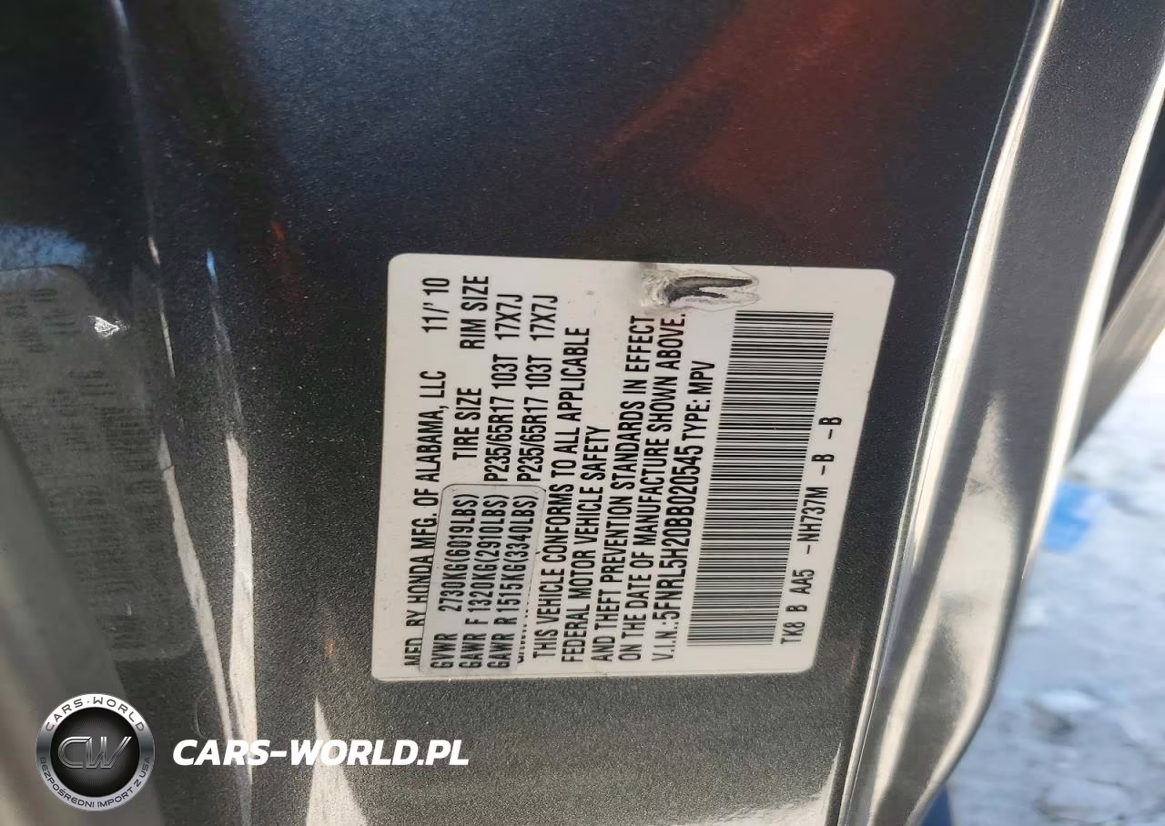 2011 Honda Odyssey Lx VIN:5FNRL5H20BB020545 - 13