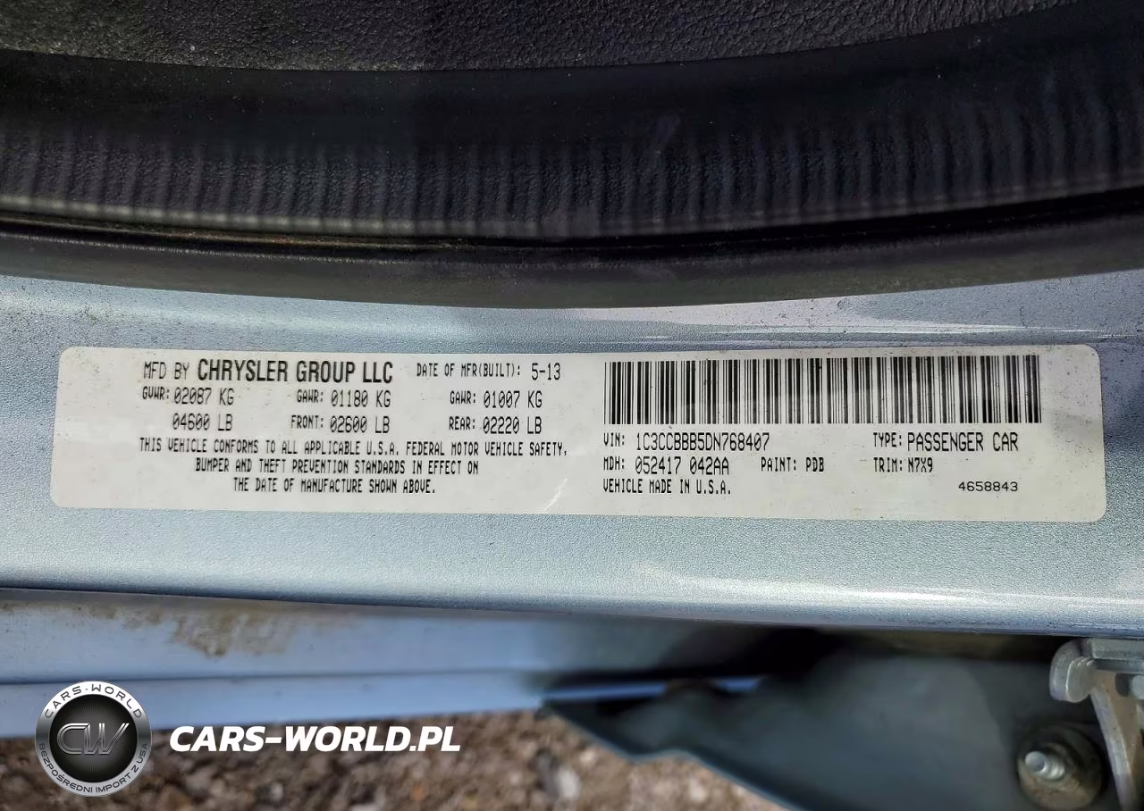 2013 Chrysler 200 Touring VIN:1C3CCBBB5DN768407 - 12
