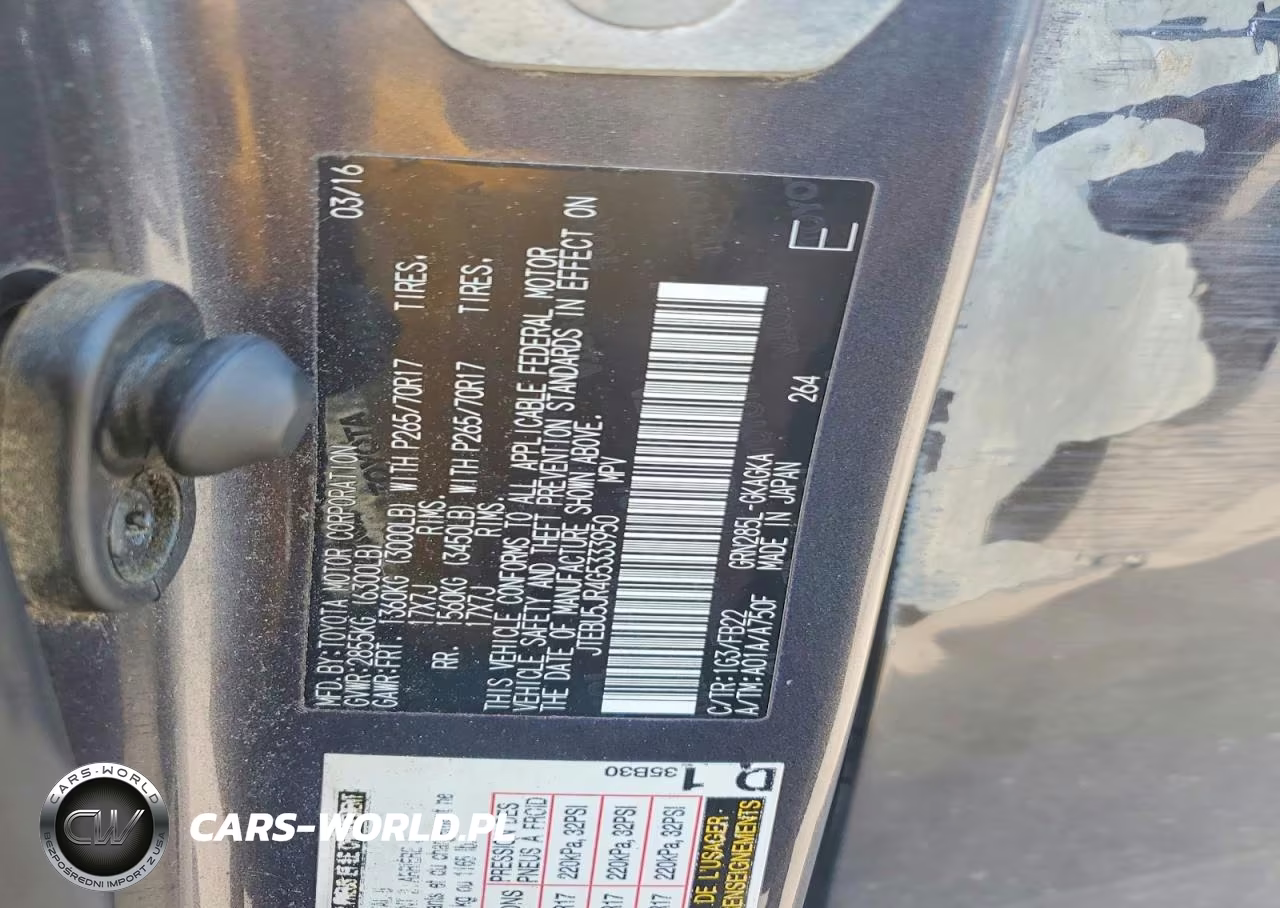 2016 Toyota 4Runner Sr5 VIN:JTEBU5JR4G5333950 - 13