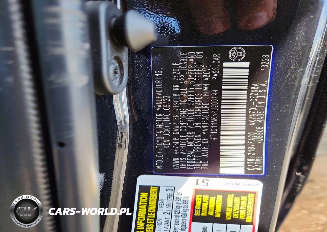 2024 Toyota Camry Le VIN:4T1C11AK5RU200499 - 12
