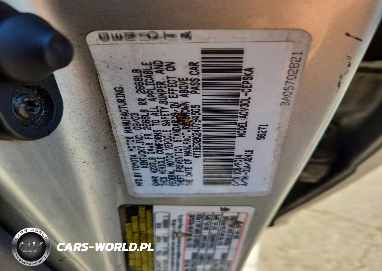 2004 Toyota Camry Se VIN:4T1BE32K24U794505 - 12