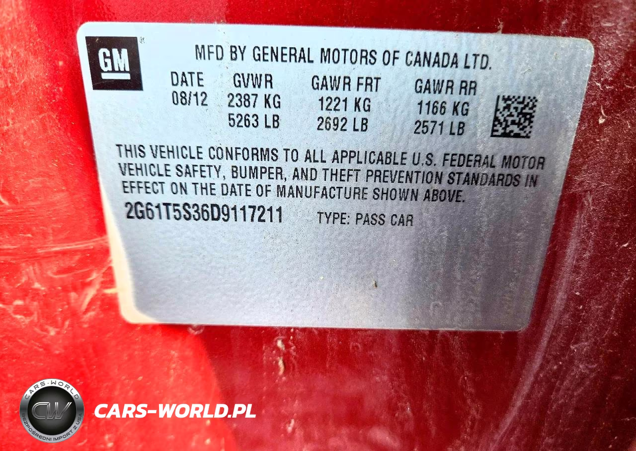 2013 Cadillac Xts Premium Collection VIN:2G61T5S36D9117211 - 12