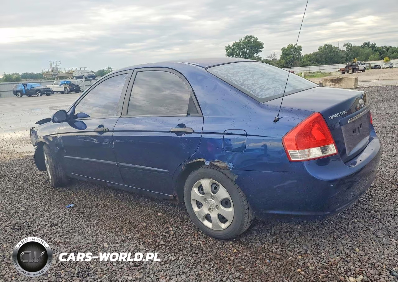 2007 Kia Spectra VIN:KNAFE121175443923 - 2