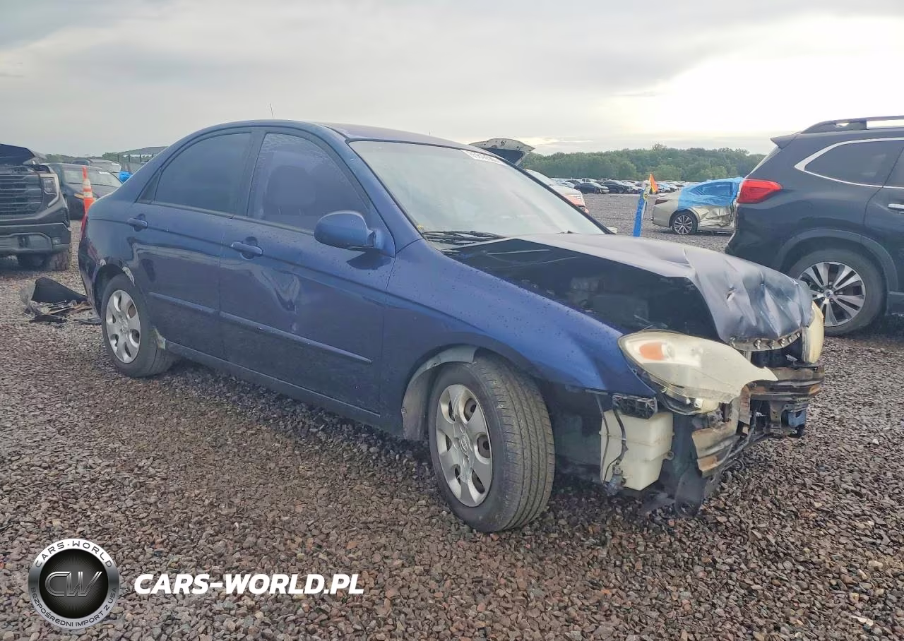 2007 Kia Spectra VIN:KNAFE121175443923 - 4