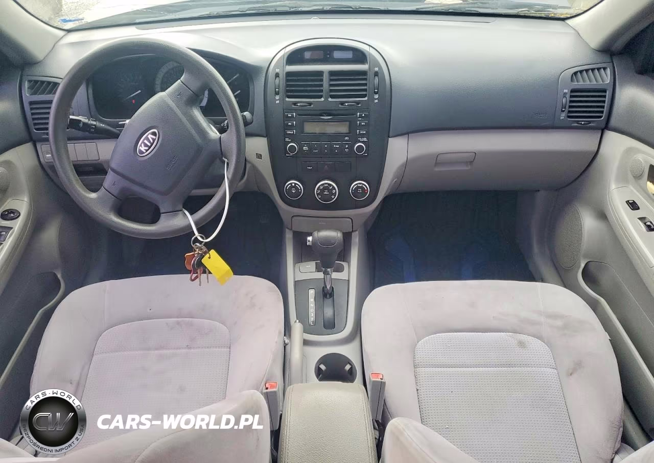 2007 Kia Spectra VIN:KNAFE121175443923 - 8