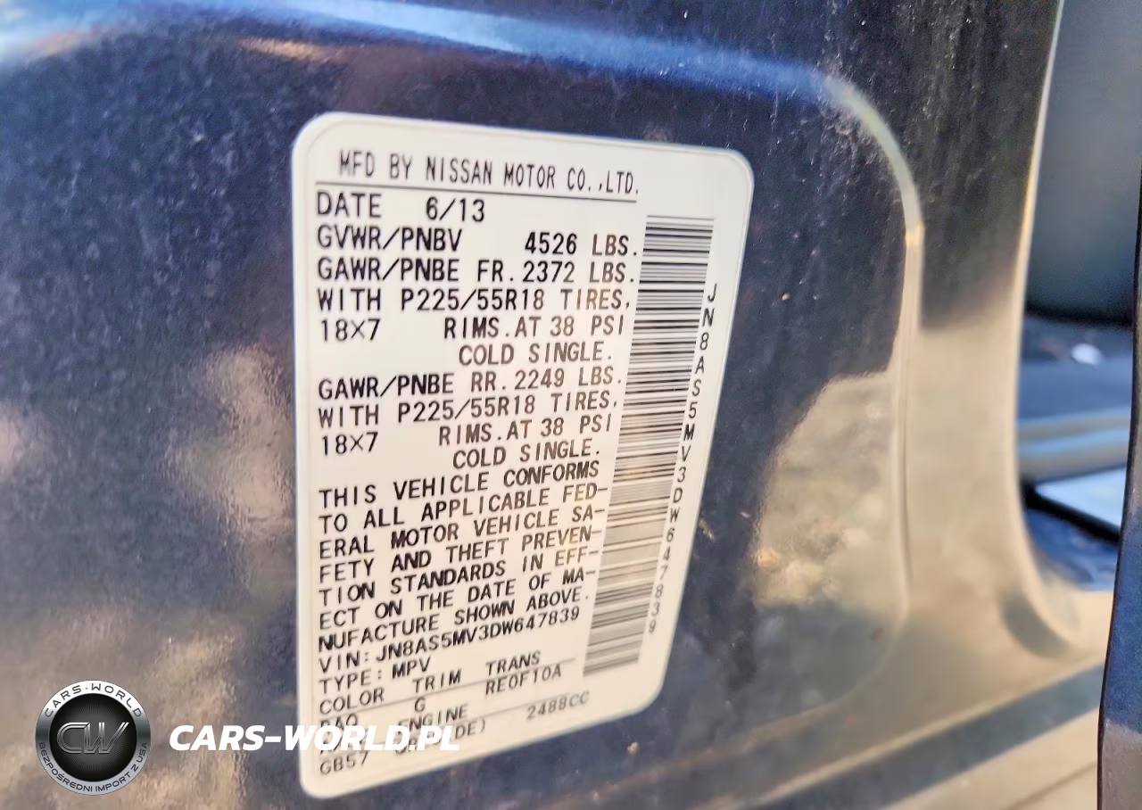 2013 Nissan Rogue S VIN:JN8AS5MV3DW647839 - 13