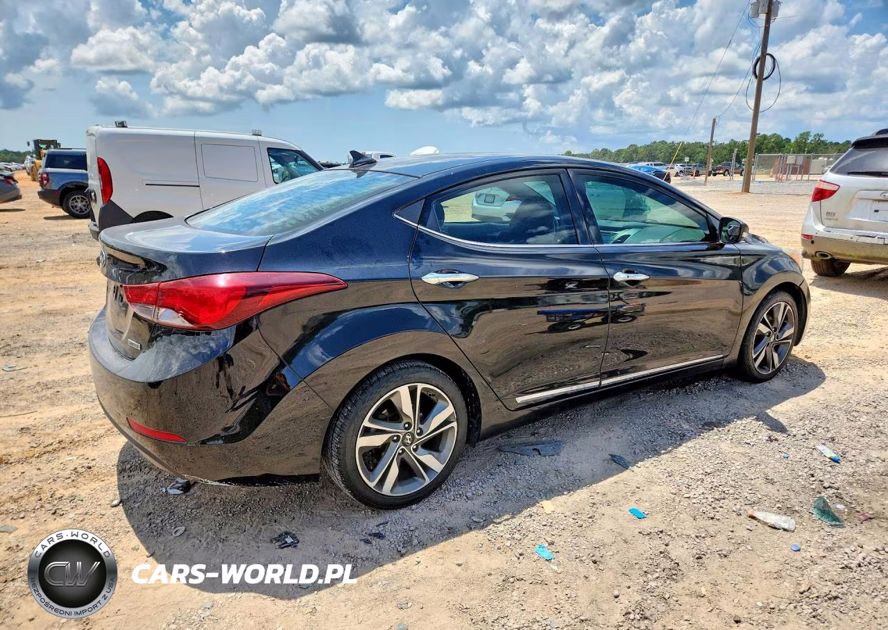 2014 Hyundai Elantra Limited VIN:5NPDH4AE4EH494708 - 3