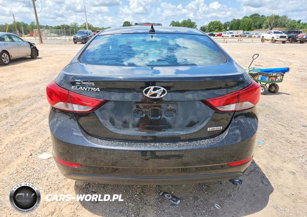 2014 Hyundai Elantra Limited VIN:5NPDH4AE4EH494708 - 6