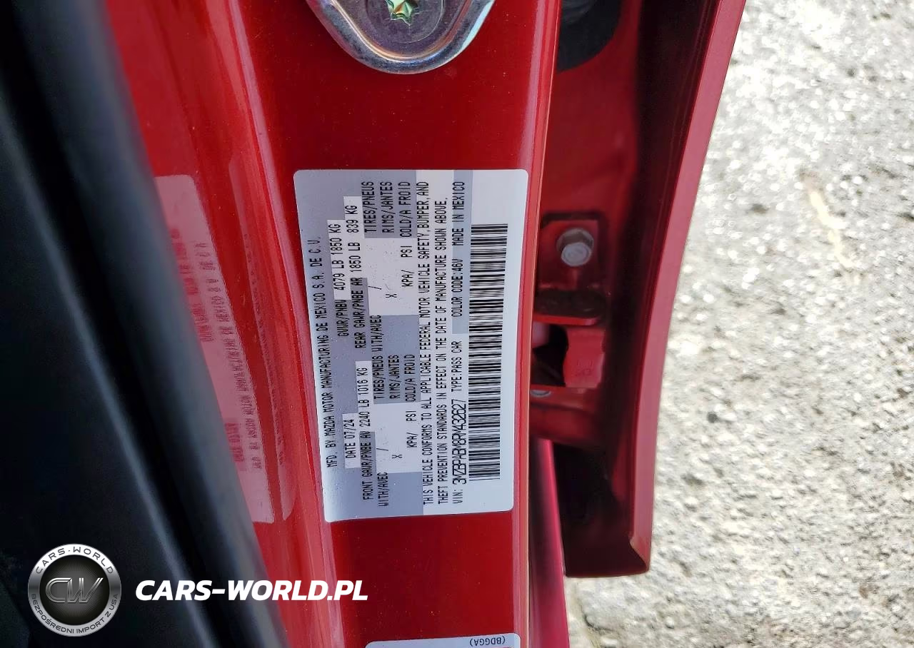 2024 Mazda 3 Select Sport VIN:3MZBPABM8RM432627 - 12