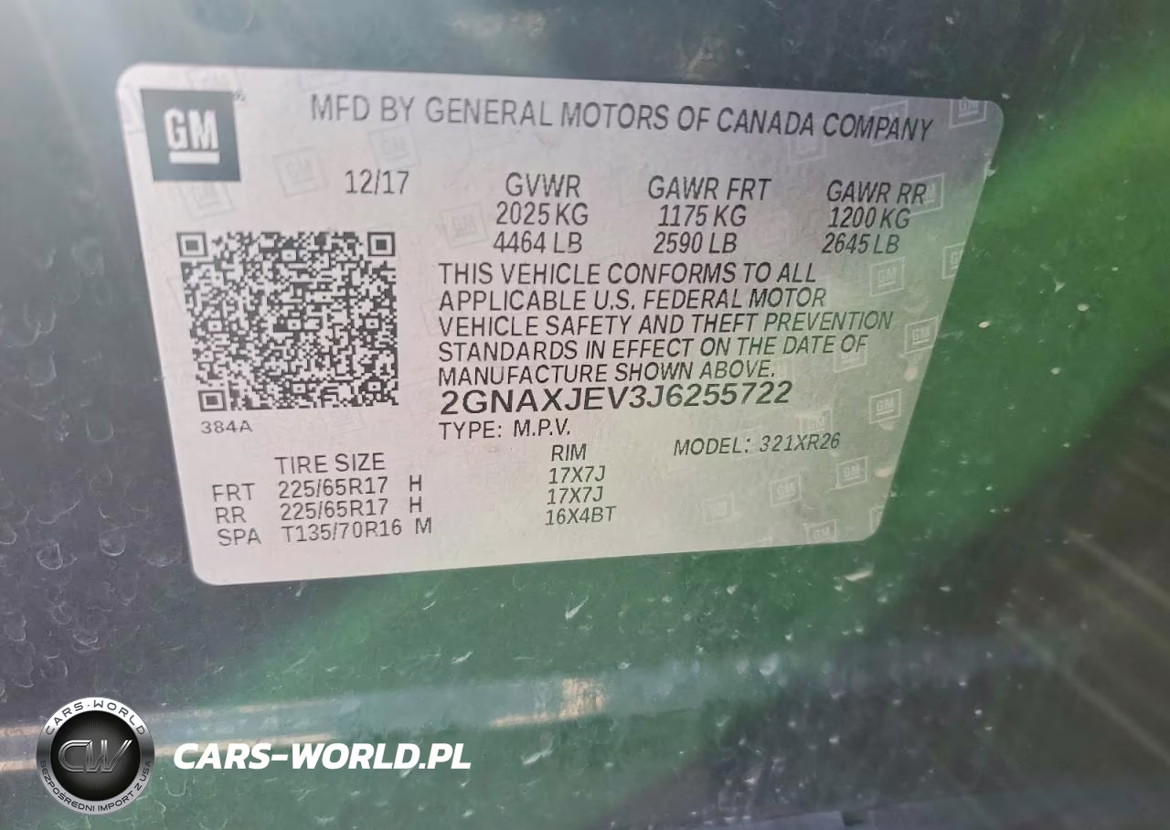 2018 Chevrolet Equinox Lt VIN:2GNAXJEV3J6255722 - 13