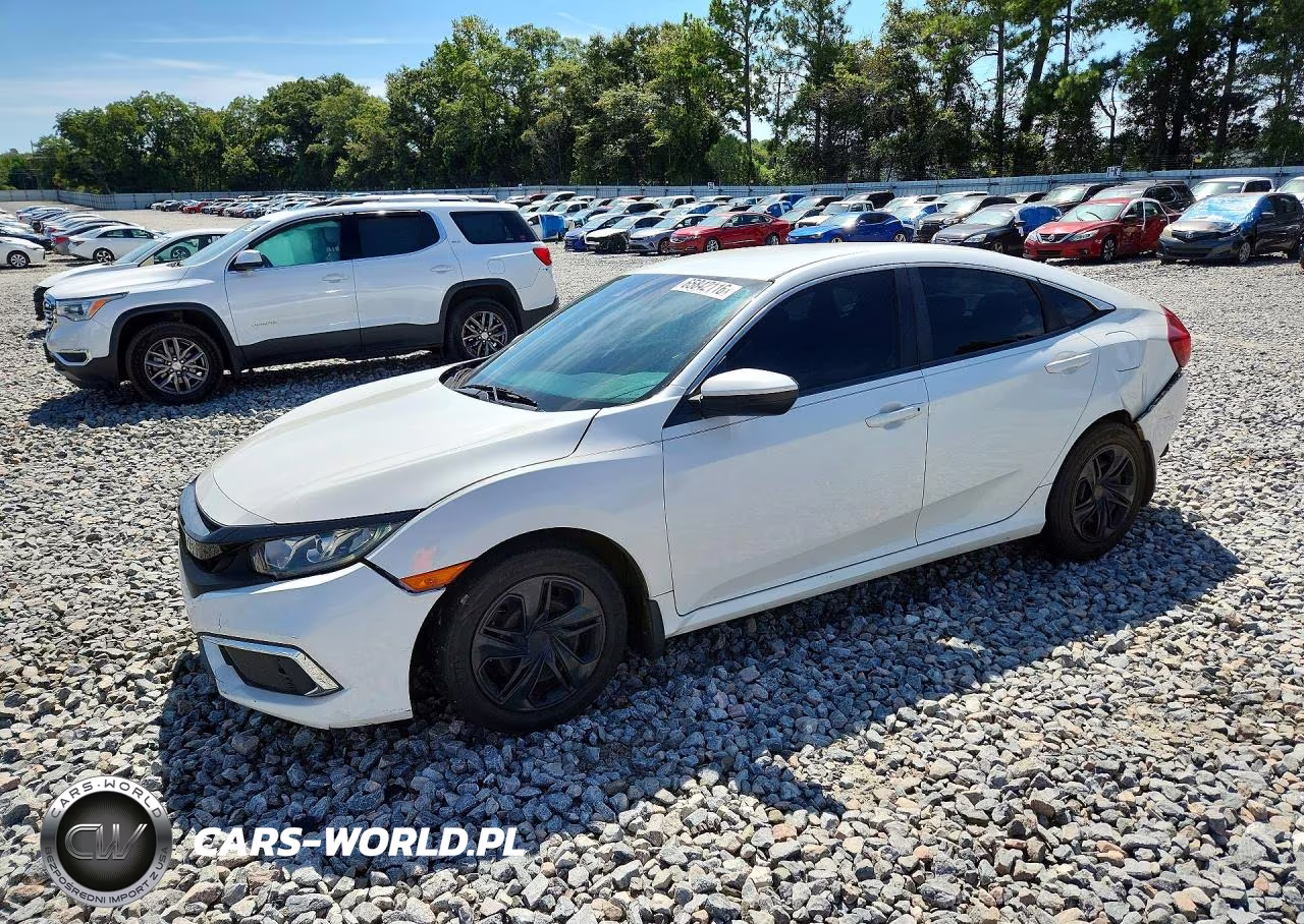2020 Honda Civic Lx VIN:19XFC2F64LE003701 - 1