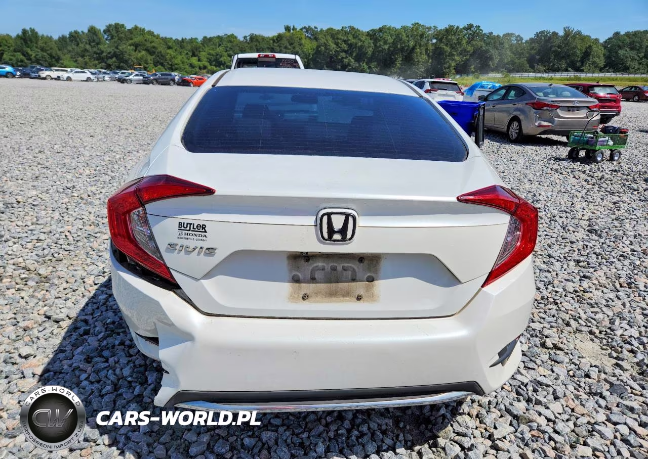 2020 Honda Civic Lx VIN:19XFC2F64LE003701 - 6