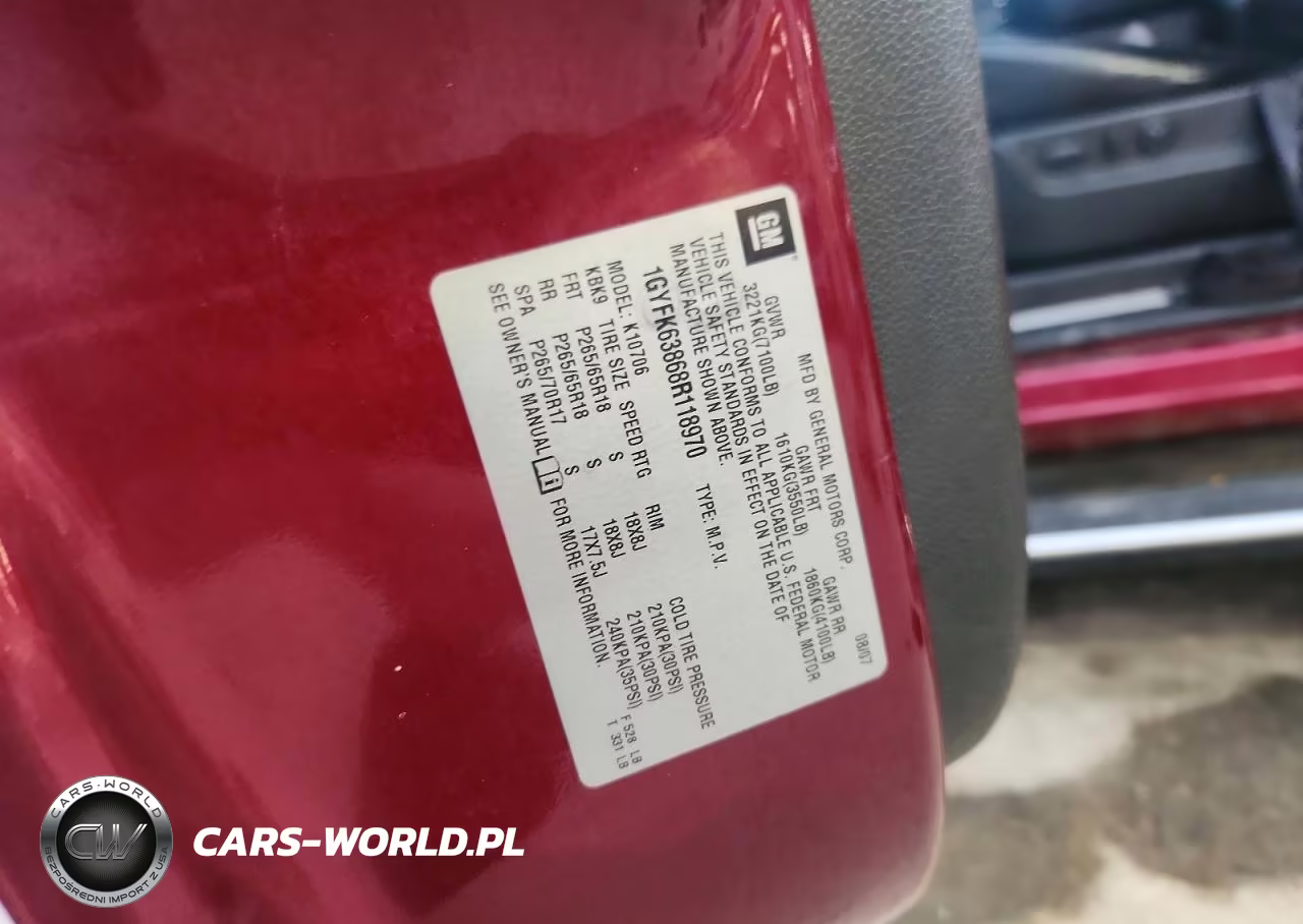 2008 Cadillac Escalade VIN:1GYFK63868R118970 - 12
