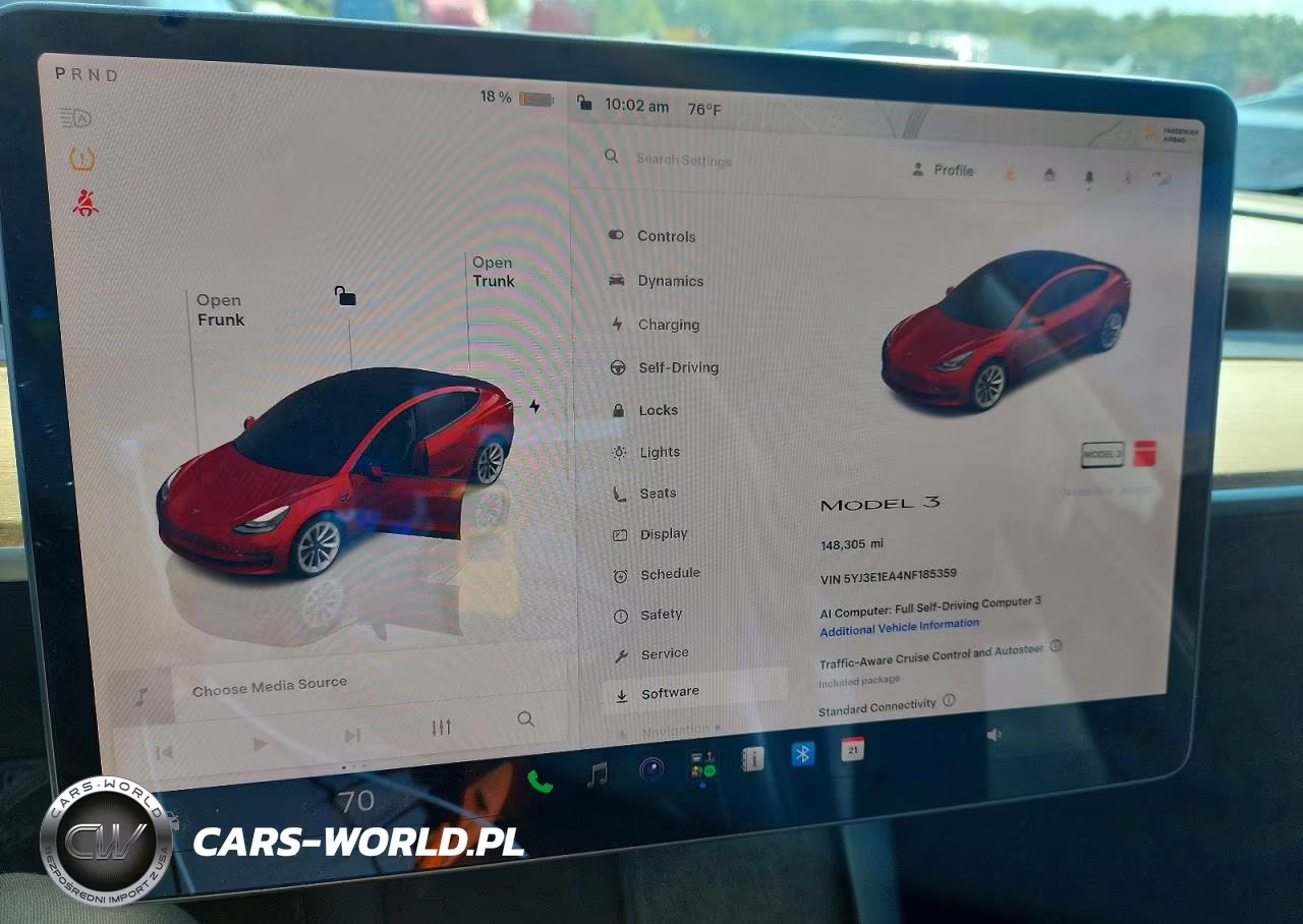 2022 Tesla Model 3 VIN:5YJ3E1EA4NF185359 - 9