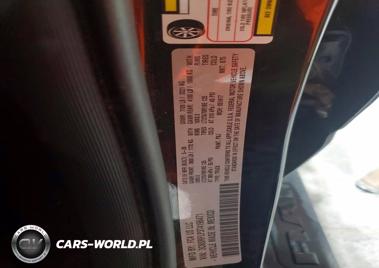 2026 Ram 1500 Rebel VIN:3C6SRFLP3T4196471 - 13