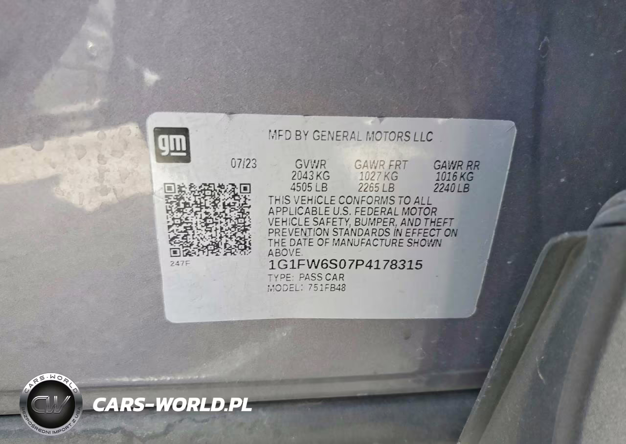2023 Chevrolet Bolt Ev 1Lt VIN:1G1FW6S07P4178315 - 13