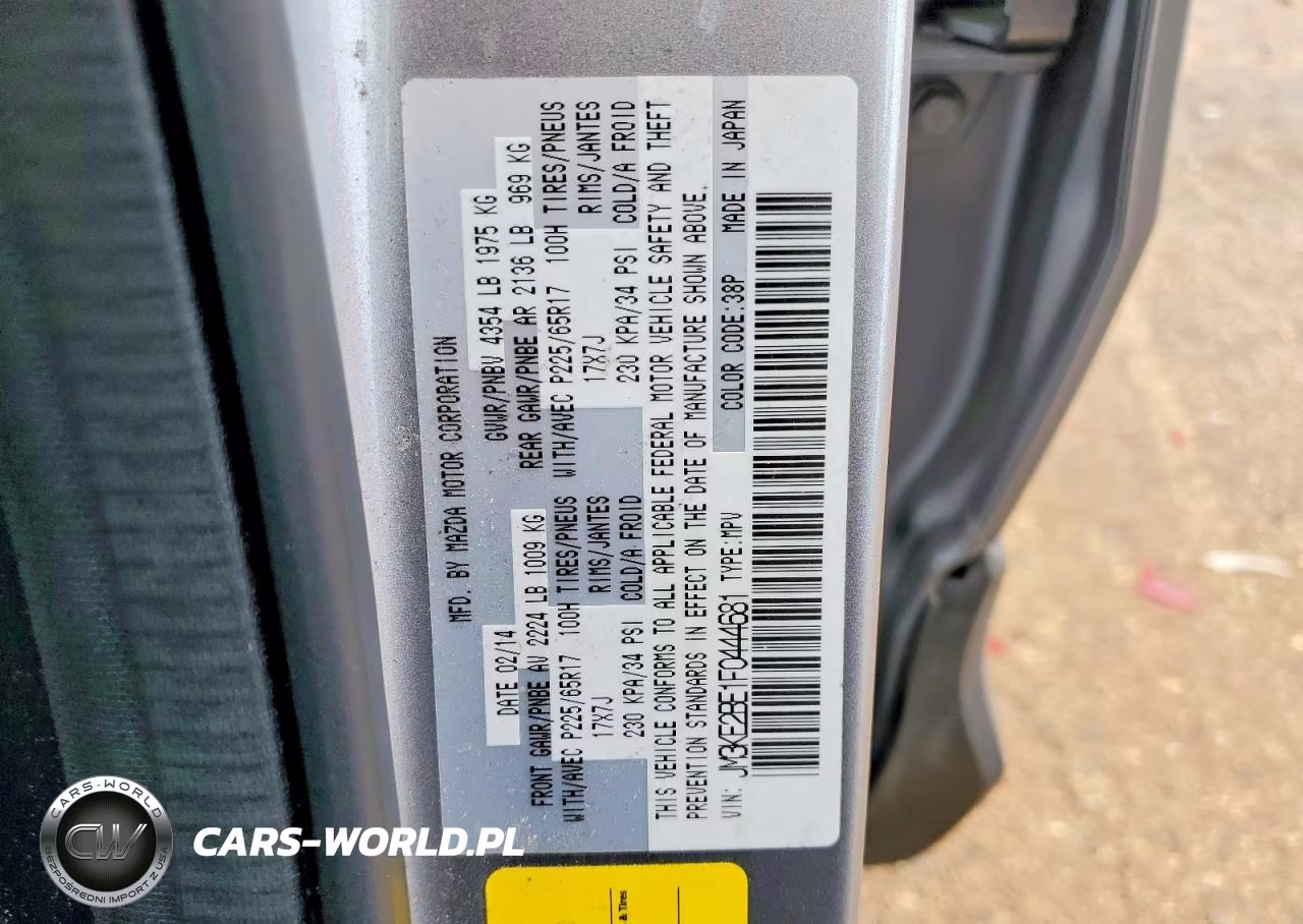 2015 Mazda Cx-5 Sport VIN:JM3KE2BE1F0444681 - 12