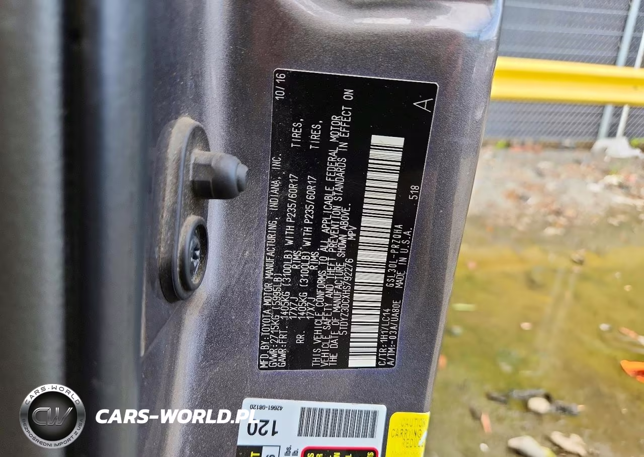 2017 Toyota Sienna Xle 8-Passenger VIN:5TDYZ3DCXHS792276 - 13