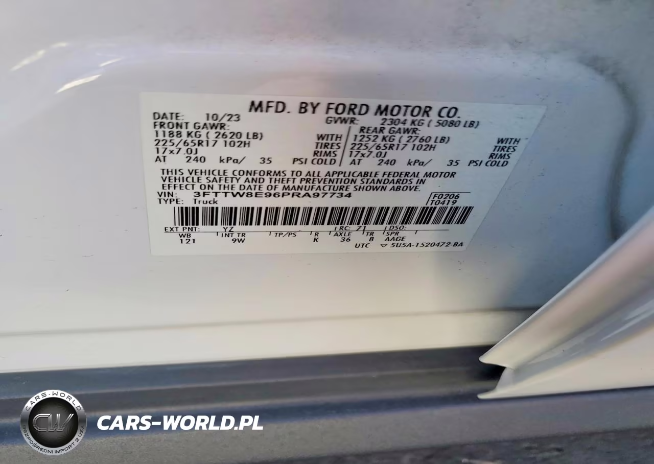 2023 Ford Maverick Xl VIN:3FTTW8E96PRA97734 - 12