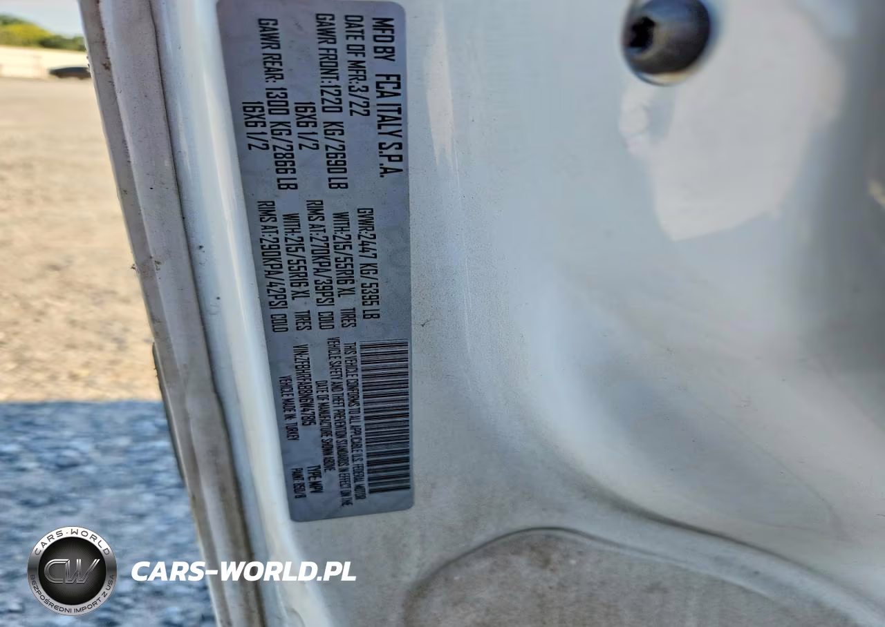 2022 Ram Promaster City Tradesman Delivery Van VIN:ZFBHRFAB8N6W47815 - 13