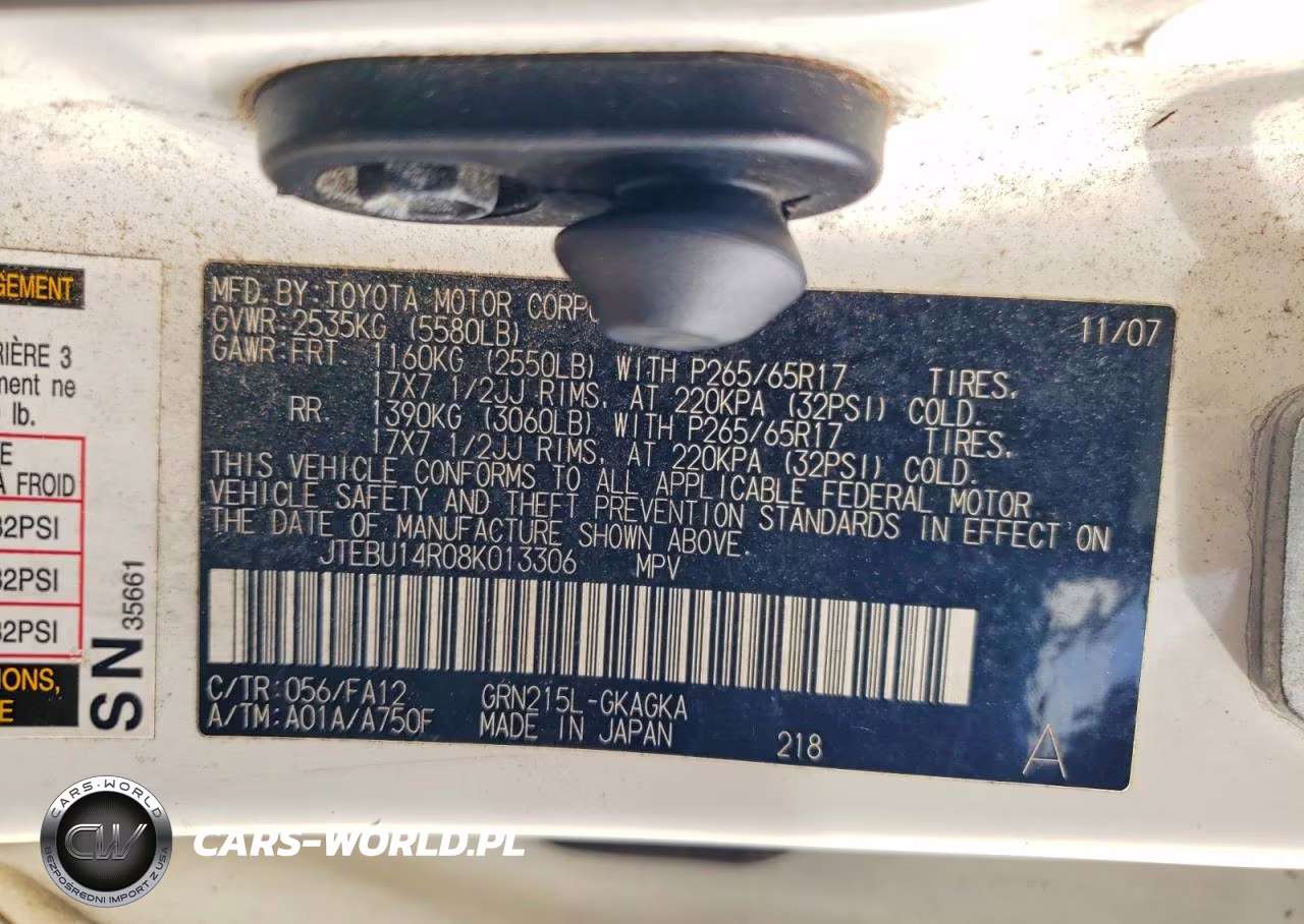 2008 Toyota 4Runner Sr5 VIN:JTEBU14R08K013306 - 13