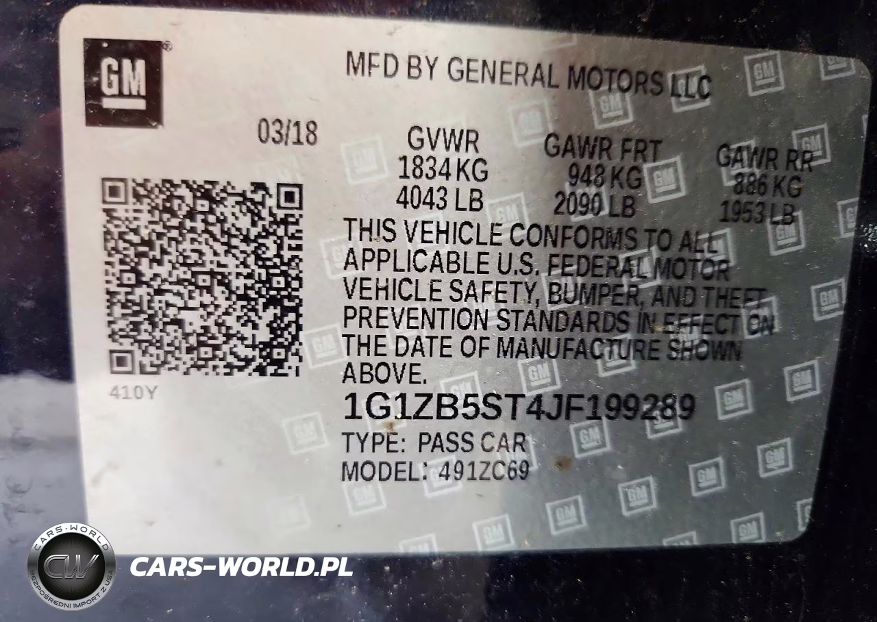 2018 Chevrolet Malibu Ls VIN:1G1ZB5ST4JF199289 - 12