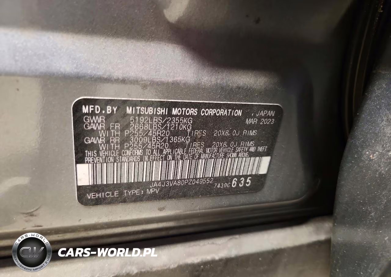 2023 Mitsubishi Outlander Sel VIN:JA4J3VA80PZ049552 - 13