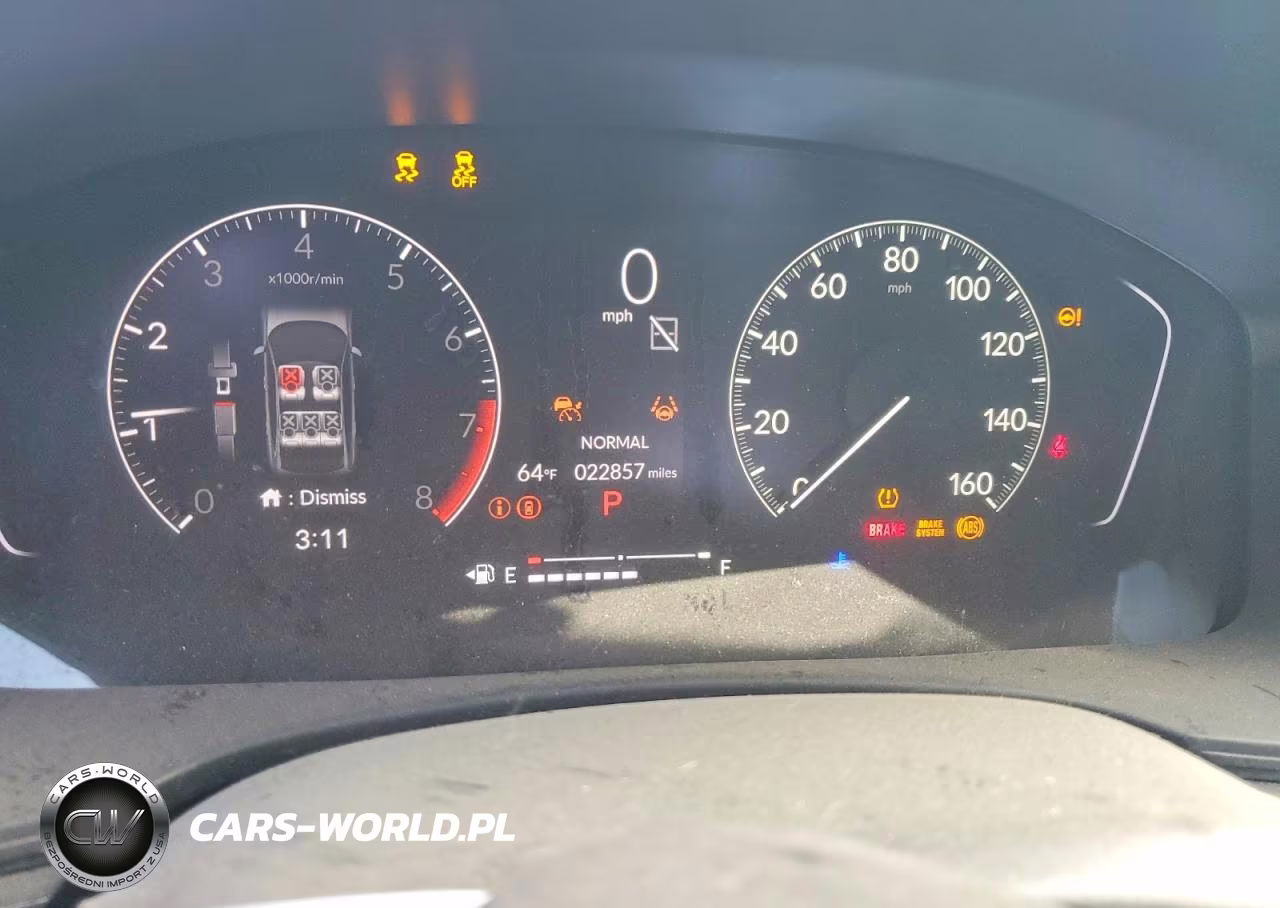 2022 Honda Civic Sport VIN:2HGFE2F5XNH561076 - 9