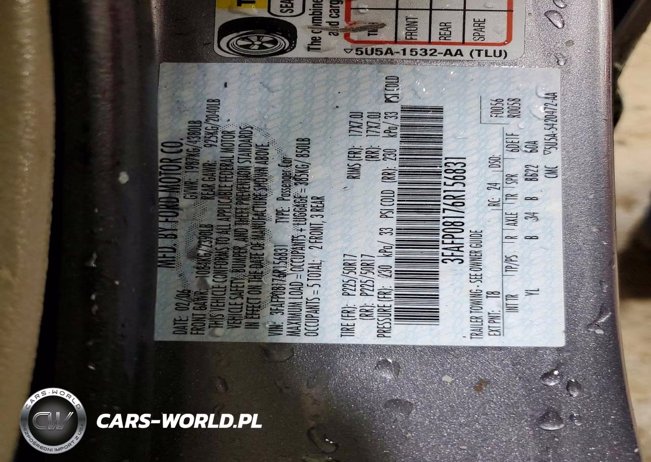 2006 Ford Fusion Sel VIN:3FAFP08176R156831 - 12