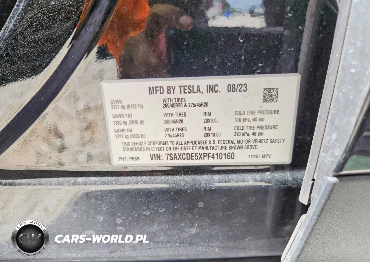 2023 Tesla Model X VIN:7SAXCDE5XPF410160 - 12