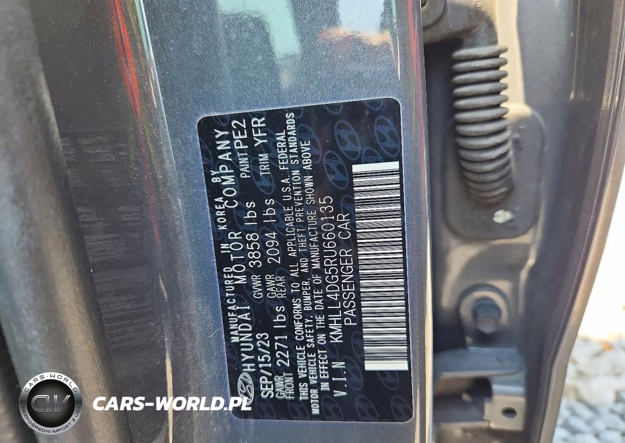 2024 Hyundai Elantra Se VIN:KMHLL4DG5RU660135 - 13