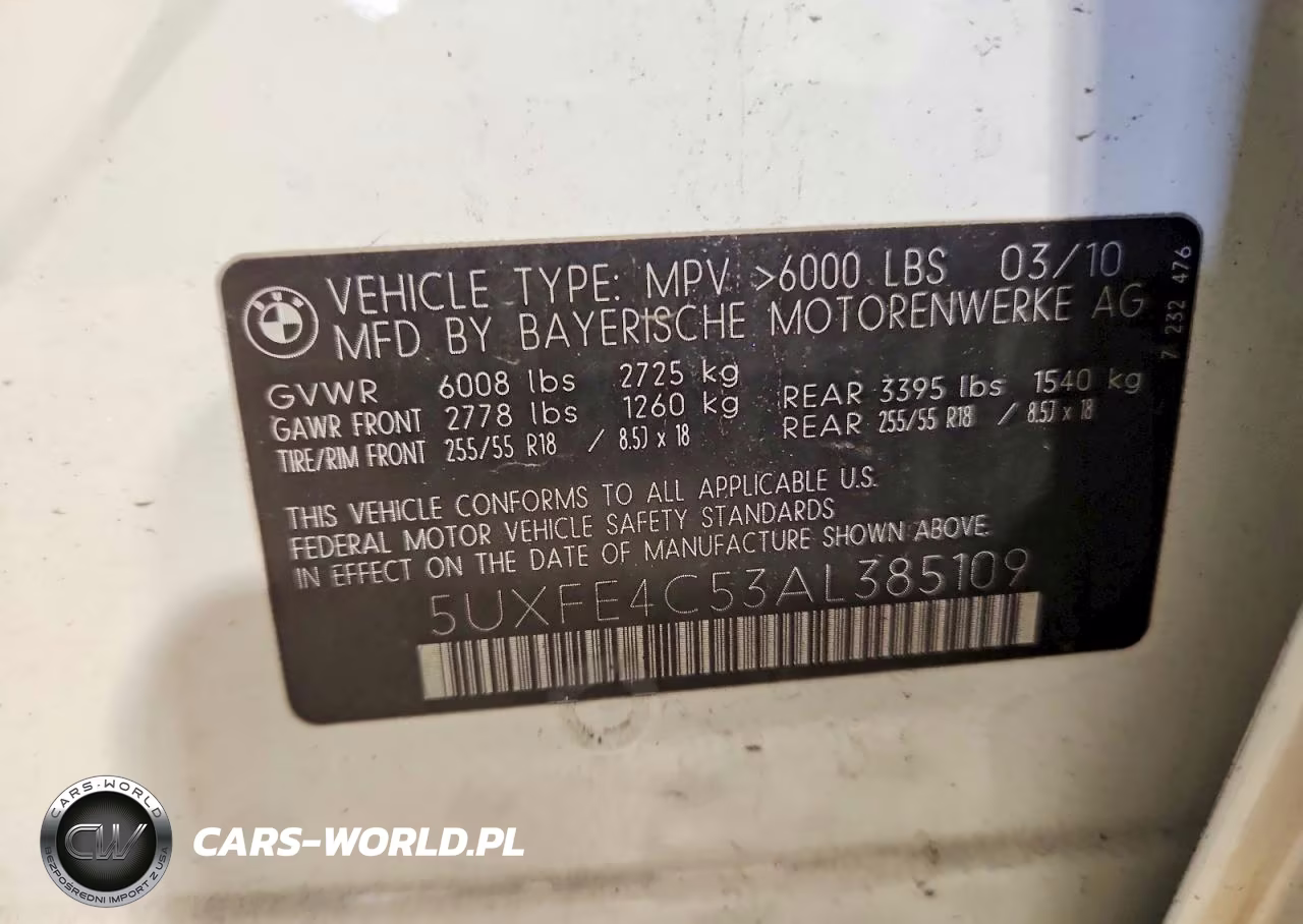 2010 BMW X5 xDrive30I VIN:5UXFE4C53AL385109 - 12