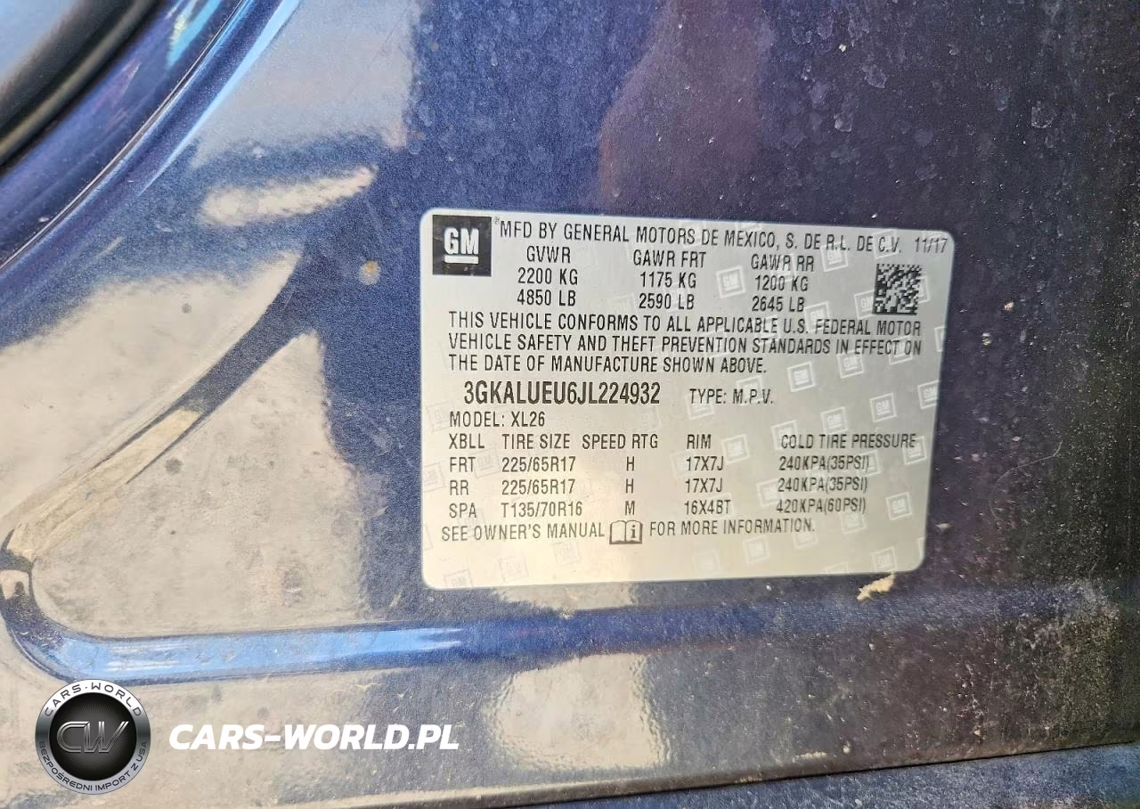2018 GMC Terrain Sle VIN:3GKALUEU6JL224932 - 13