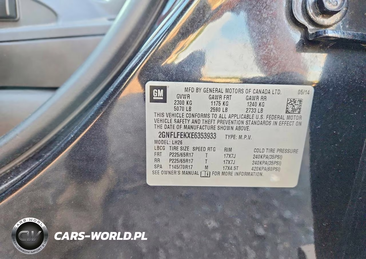 2014 Chevrolet Equinox Lt VIN:2GNFLFEKXE6353933 - 12