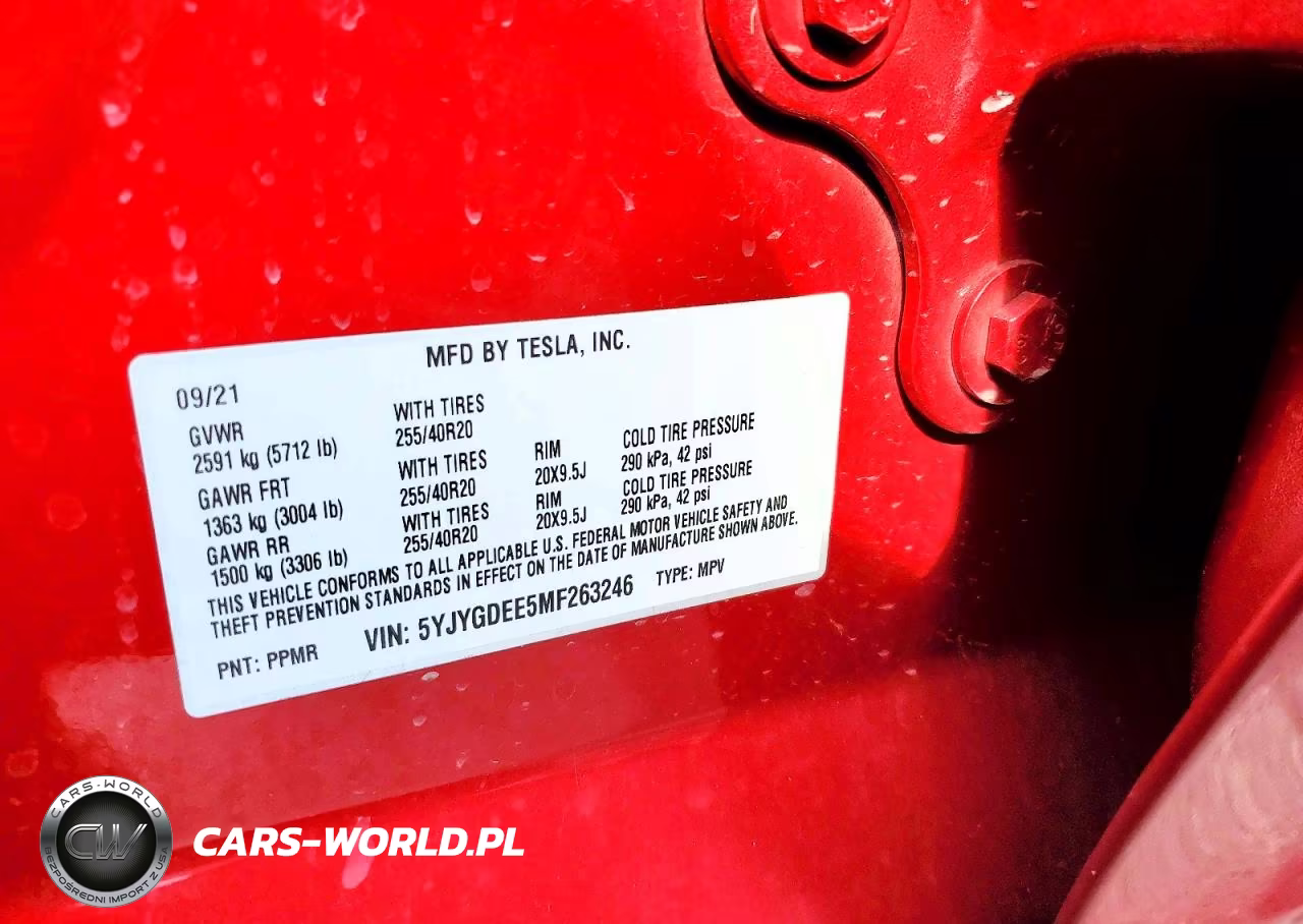 2021 Tesla Model Y VIN:5YJYGDEE5MF263246 - 12