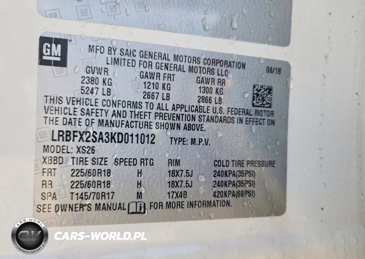 2019 Buick Envision Essence VIN:LRBFX2SA3KD011012 - 12