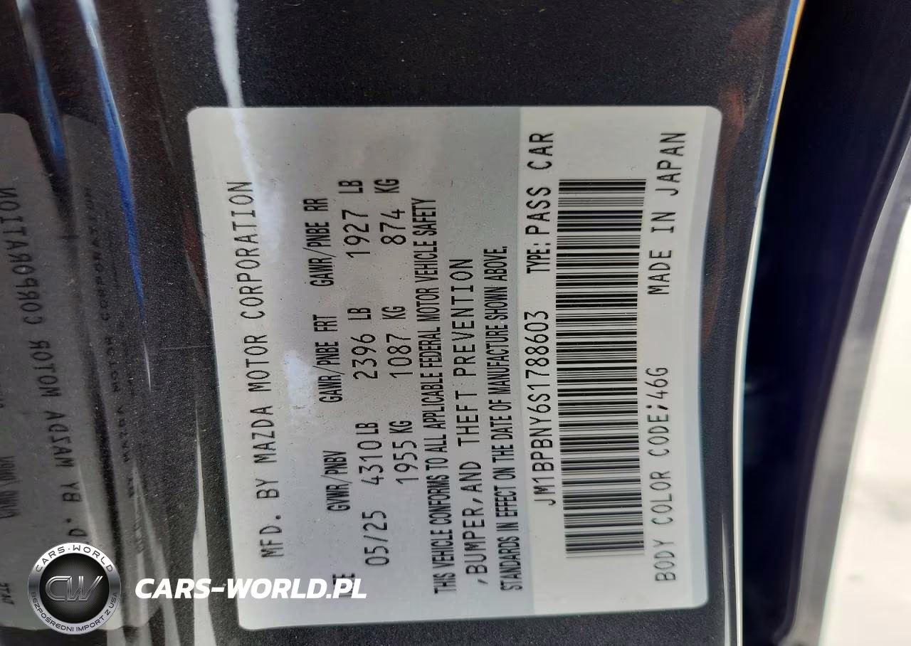 2025 Mazda 3 Premium Plus VIN:JM1BPBNY6S1788603 - 13