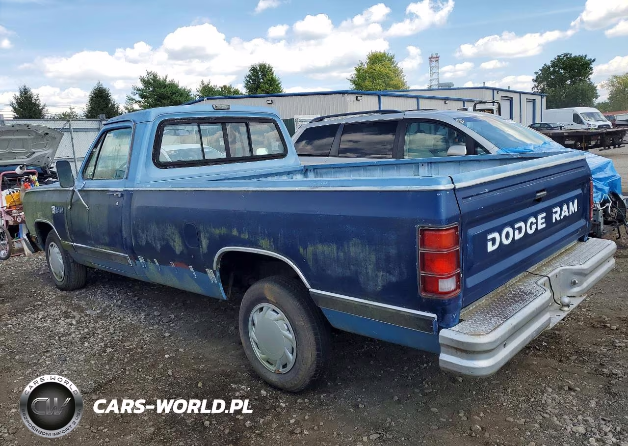 1987 Dodge D-Series D150 VIN:1B7FD14H2HS437745 - 2