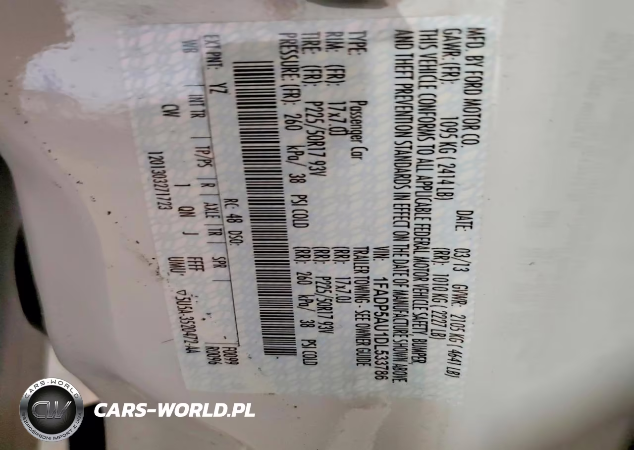 2013 Ford C-Max Se VIN:1FADP5AU1DL533786 - 13