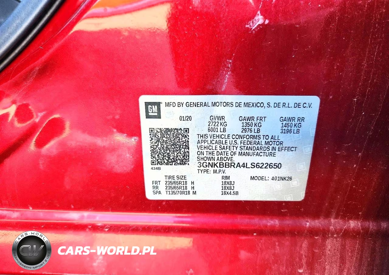 2020 Chevrolet Blazer 1Lt VIN:3GNKBBRA4LS622650 - 13