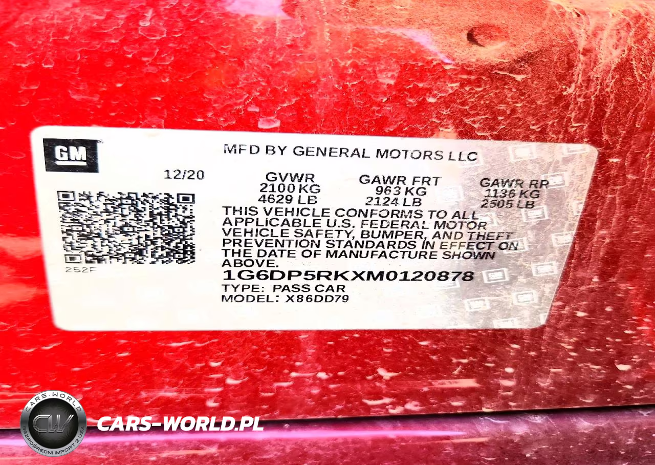 2021 Cadillac Ct5 Sport VIN:1G6DP5RKXM0120878 - 12