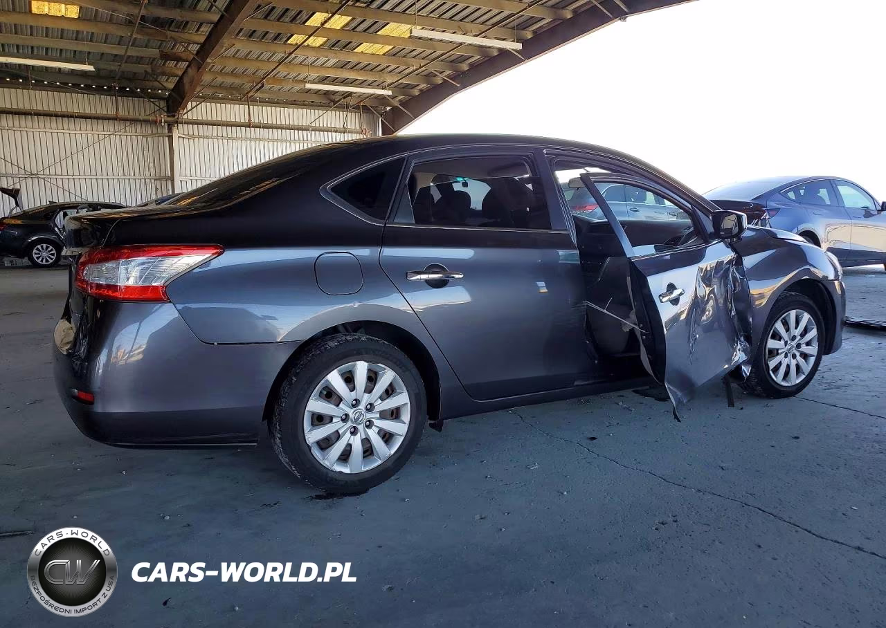 2014 Nissan Sentra S VIN:3N1AB7AP9EL625335 - 3