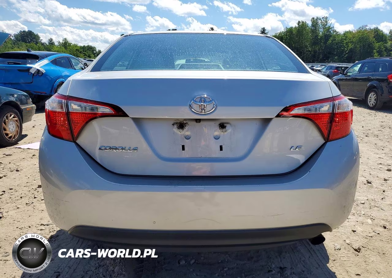 2016 Toyota Corolla Le VIN:2T1BURHE0GC611664 - 6