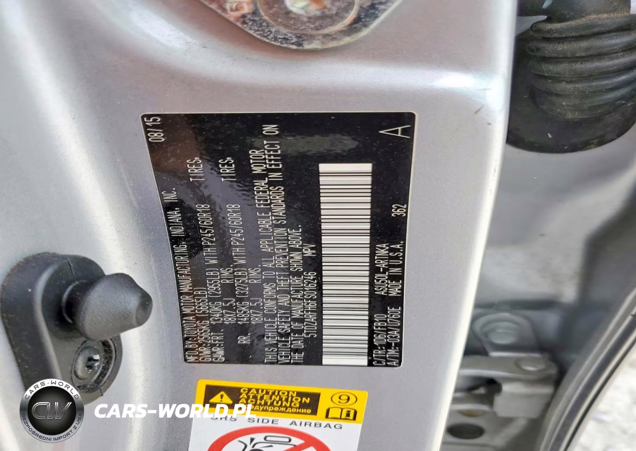 2015 Toyota Highlander Le VIN:5TDZARFH6FS016246 - 13