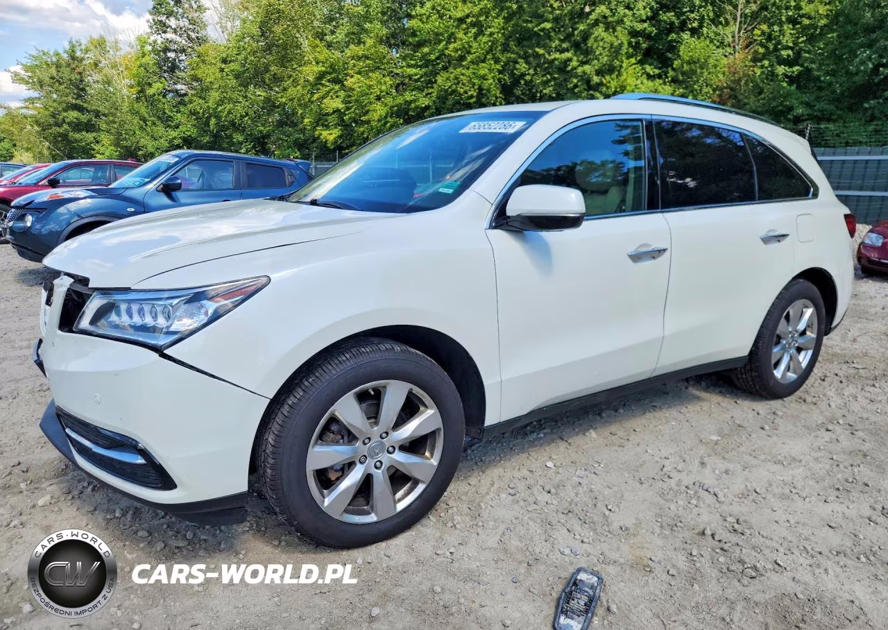2016 Acura Mdx Advance VIN:5FRYD4H97GB049031 - 1