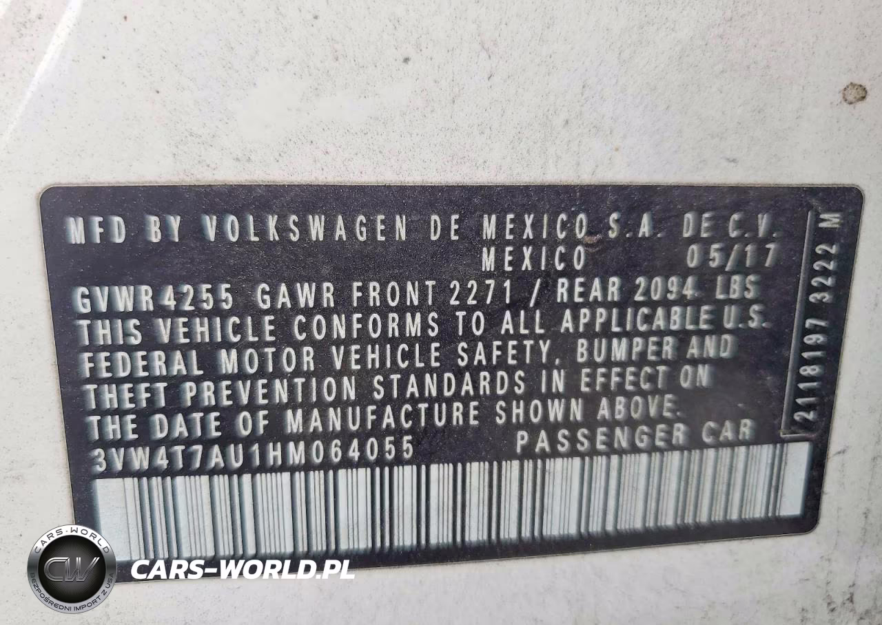 2017 Volkswagen Gti S VIN:3VW4T7AU1HM064055 - 13
